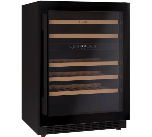 Винный шкаф Lex LWD6046BL dual zone 1-нокамерн. черный Винный шкаф Lex LWD6046BL dual zone 1-нокамерн. черный