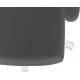 Кресло Бюрократ ASTER NH-W темно-серый TW-04 Neo Grey сетка/ткань с подголов. крестов. пластик пластик белый