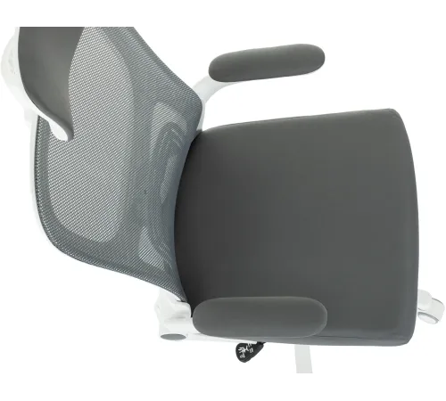 Кресло Бюрократ ASTER NH-W темно-серый TW-04 Neo Grey сетка/ткань с подголов. крестов. пластик пластик белый Кресло Бюрократ ASTER NH-W темно-серый TW-04 Neo Grey сетка/ткань с подголов. крестов. пластик пластик белый