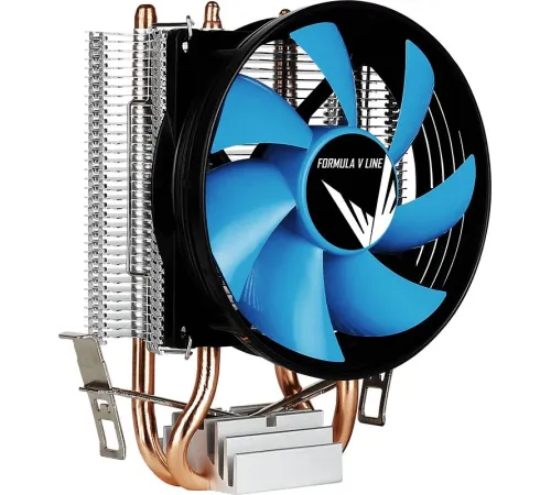 Устройство охлаждения(кулер) Formula AC Verkho 2 Soc-AM5/AM4/1200/1700/1851 черный/синий 4-pin 15-25dB Al+Cu 110W 307gr Ret (VERKHO 2)