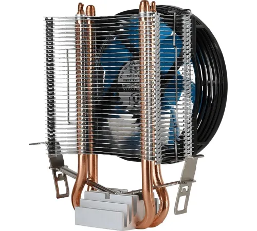 Устройство охлаждения(кулер) Formula AC Verkho 2 Soc-AM5/AM4/1200/1700/1851 черный/синий 4-pin 15-25dB Al+Cu 110W 307gr Ret (VERKHO 2)