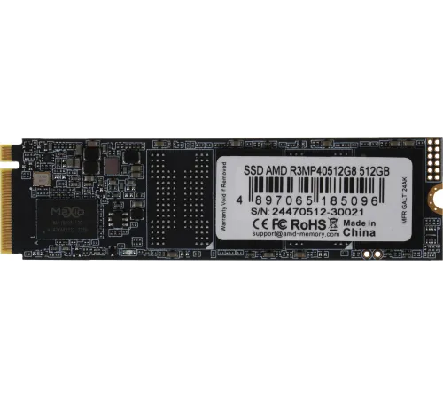 Накопитель SSD AMD PCIe 4.0 x4 512GB R3MP40512G8 Radeon M.2 2280
