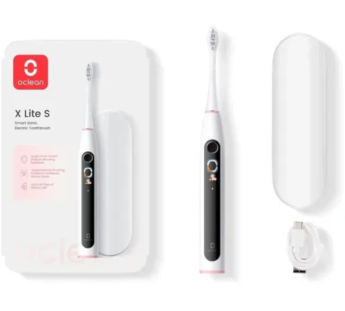 Зубная щетка электрическая Oclean X Lite S (N1801) серый Зубная щетка электрическая Oclean X Lite S (N1801) серый