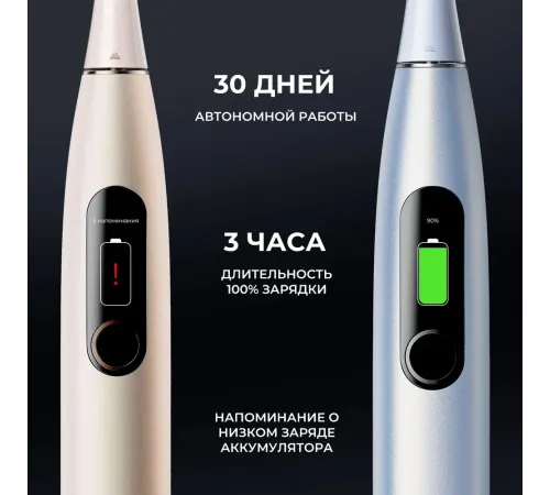Зубная щетка электрическая Oclean X Pro Digital (Y2076) синий Зубная щетка электрическая Oclean X Pro Digital (Y2076) синий