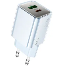 Сетевое зар./устр. Hoco N46 Glorious 20W 3A (PD) синий (35318)