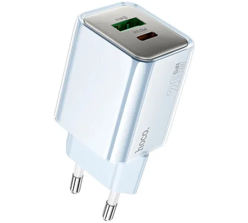 Сетевое зар./устр. Hoco N46 Glorious 20W 3A (PD) синий (35318)