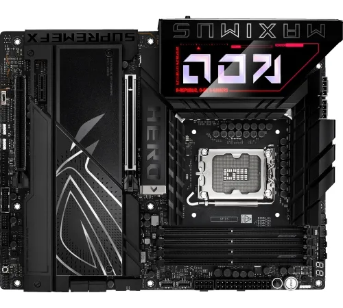 Материнская плата Asus ROG MAXIMUS Z890 HERO Soc-1851 Intel Z890 4xDDR5 ATX AC`97 8ch(7.1) 5Gigabit + 2.5Gigabit Ethernet RAID+HDMI