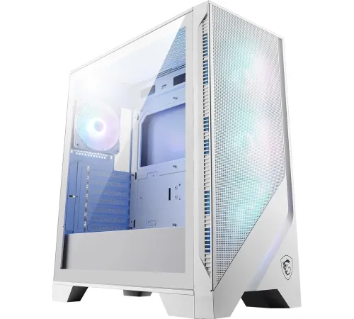 Корпус MSI MAG Forge 320R Airflow белый без БП ATX 4x120mm 2xUSB3.0 audio bott PSU