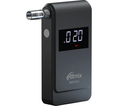 Алкотестер Ritmix RAT-655 электрохимический черный Алкотестер Ritmix RAT-655 электрохимический черный