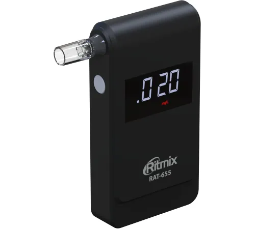 Алкотестер Ritmix RAT-655 электрохимический черный Алкотестер Ritmix RAT-655 электрохимический черный