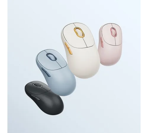 Мышь Xiaomi Wireless Mouse 3 черный оптическая 1200dpi беспров. BT/Radio для ноутбука (BHR8913GL)