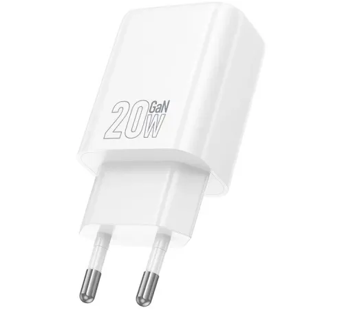 Сетевое зар./устр. Hoco N60 Gentle 20W 3A (PD) белый (44228)