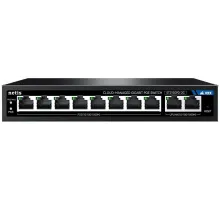 Коммутатор Netis ST210GPD-2G (L2) 10x1Гбит/с 8PoE 117W настраиваемый