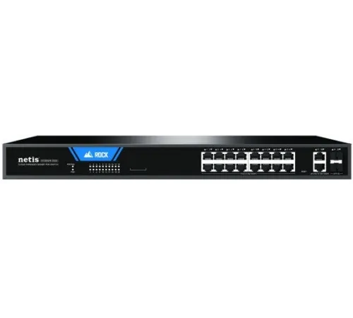 Коммутатор Netis ST220GPR-2G2S (L2) 18x1Гбит/с 16PoE настраиваемый