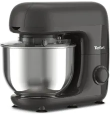 Кухонная машина Tefal Bake Essential QB161H38 планетар.вращ. 800Вт черный/серебристый