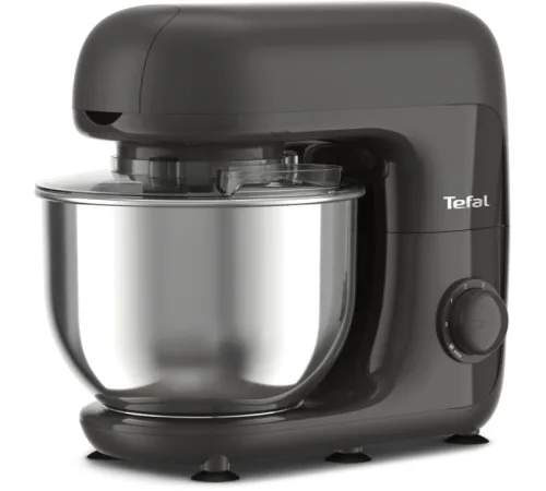 Кухонная машина Tefal Bake Essential QB161H38 планетар.вращ. 800Вт черный/серебристый Кухонная машина Tefal Bake Essential QB161H38 планетар.вращ. 800Вт черный/серебристый