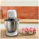 Кухонная машина Tefal Bake Partner QB520B38 планетар.вращ. 1100Вт серый/серебристый