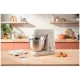 Кухонная машина Tefal Bake Partner QB520B38 планетар.вращ. 1100Вт серый/серебристый