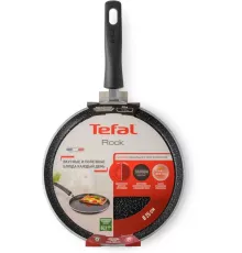 Сковорода блинная Tefal Rock 04235525 круглая 25см покрытие: Mineralia ручка несъемная (без крышки) черный