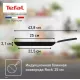 Сковорода блинная Tefal Rock 04235525 круглая 25см покрытие: Mineralia ручка несъемная (без крышки) черный