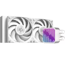 Система водяного охлаждения ID-Cooling DX240 Max Soc-AM5/AM4/1200/1700/1851 белый 4-pin 32.5dB Al+Cu 300W Ret (DX240 MAX WHITE)