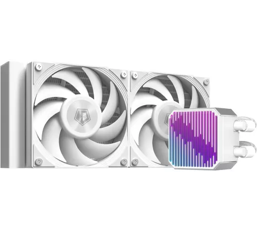 Система водяного охлаждения ID-Cooling DX240 Max Soc-AM5/AM4/1200/1700/1851 белый 4-pin 32.5dB Al+Cu 300W Ret (DX240 MAX WHITE)