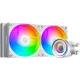 Система водяного охлаждения ID-Cooling FX240 Inf ARGB Soc-AM5/AM4/1200/1700/1851 белый 4-pin 27.2dB Al+Cu 300W Ret (FX240 INF WHITE)