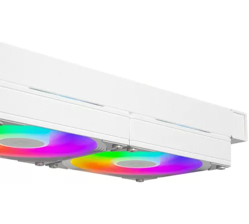 Система водяного охлаждения ID-Cooling FX240 Inf ARGB Soc-AM5/AM4/1200/1700/1851 белый 4-pin 27.2dB Al+Cu 300W Ret (FX240 INF WHITE)