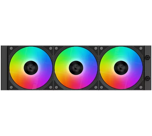 Система водяного охлаждения ID-Cooling Dashflow 360 XT Pro ARGB Soc-AM5/AM4/1200/1700/1851 черный 4-pin 16-34dB Al+Cu 350W Ret