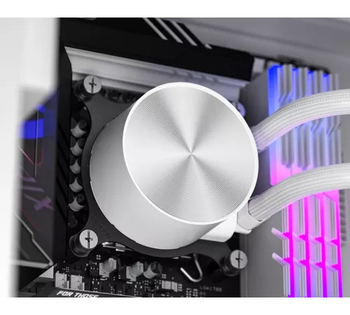 Система водяного охлаждения ID-Cooling FX240 Pro Soc-AM5/AM4/1200/1700/1851 белый 4-pin 35.2dB Al+Cu 300W Ret (FX240 PRO WHITE)