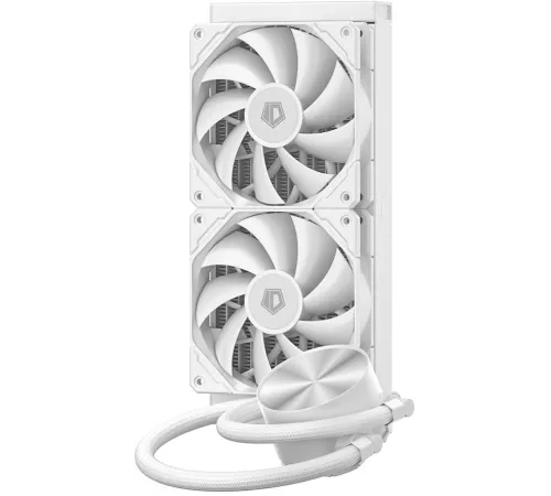 Система водяного охлаждения ID-Cooling FX240 Pro Soc-AM5/AM4/1200/1700/1851 белый 4-pin 35.2dB Al+Cu 300W Ret (FX240 PRO WHITE)