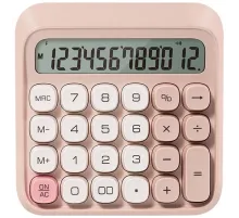 Калькулятор настольный Deli EM36 PINK розовый 12-разр.