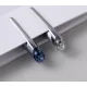 Ручка шариков. Deli Xtream (EQ47-BL) d=0.7мм син. черн. карт.уп. игловидный пиш. наконечник резин. манжета чернила пониженной вязкости