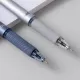 Ручка шариков. Deli Xtream (EQ47-BL) d=0.7мм син. черн. карт.уп. игловидный пиш. наконечник резин. манжета чернила пониженной вязкости