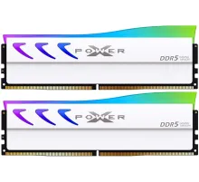 Память DDR5 2x16GB 6000MHz Silicon Power SP032GXLWU60AFDL Xpower Zenith RGB RTL PC5-48000 CL30 UDIMM 288-pin 1.35В kit single rank Ret