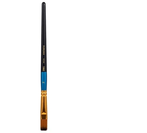 Кисть Deli EC409-14 синтетика плоск. №14 Кисть Deli EC409-14 синтетика плоск. №14