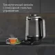 Чайник электрический Redmond KG220 1.7л. 2200Вт черный корпус: стекло