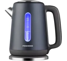 Чайник электрический Redmond KM238 1.7л. 2200Вт серо-голубой корпус: стекло