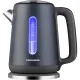 Чайник электрический Redmond KM238 1.7л. 2200Вт серо-голубой корпус: стекло