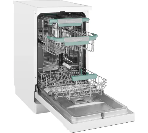 Посудомоечная машина Weissgauff DW 4539 Inverter Touch AutoOpen белый (узкая)