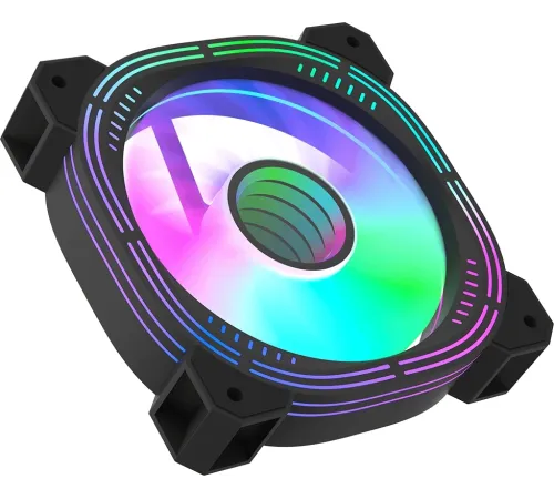 Вентилятор для корпуса Formula Nulight 12BK ARPW ARGB 120х120x25 черный 4-pin 25.34дБ Ret