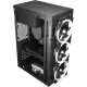Корпус KingPrice KPCC-MD203 черный без БП ATX 1x80mm 3x120mm 2xUSB2.0 audio