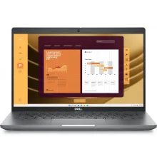 Ноутбук Dell Latitude 5450 Core Ultra 5 125H 16Gb SSD512Gb Intel Arc 14" WVA FHD (1920x1080)/ENGKBD Linux black WiFi BT Cam (5450-5560)