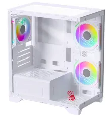 Корпус Bloody BD-CC103F белый без БП mATX 7x120mm 1xUSB2.0 1xUSB3.0 audio bott PSU