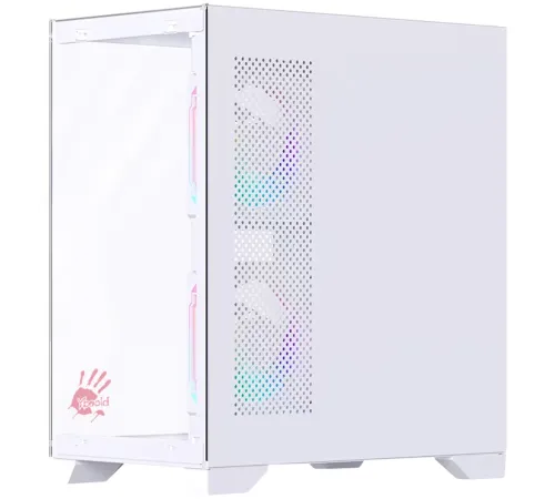 Корпус Bloody BD-CC103F белый без БП mATX 7x120mm 1xUSB2.0 1xUSB3.0 audio bott PSU