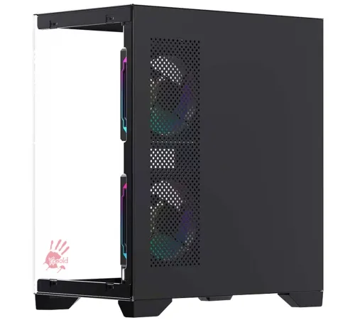 Корпус Bloody BD-CC103F черный без БП mATX 7x120mm 1xUSB2.0 1xUSB3.0 audio bott PSU