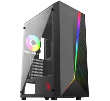 Корпус Bloody BD-CC106 черный без БП ATX 8x120mm 1xUSB2.0 1xUSB3.0 audio bott PSU