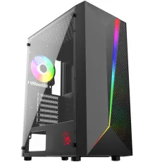 Корпус Bloody BD-CC106 черный без БП ATX 8x120mm 1xUSB2.0 1xUSB3.0 audio bott PSU