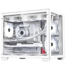 Корпус Bloody BD-CC108 белый без БП mATX 9x120mm 2xUSB3.0 audio bott PSU