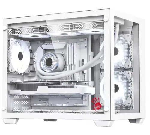 Корпус Bloody BD-CC108 белый без БП mATX 9x120mm 2xUSB3.0 audio bott PSU Корпус Bloody BD-CC108 белый без БП mATX 9x120mm 2xUSB3.0 audio bott PSU